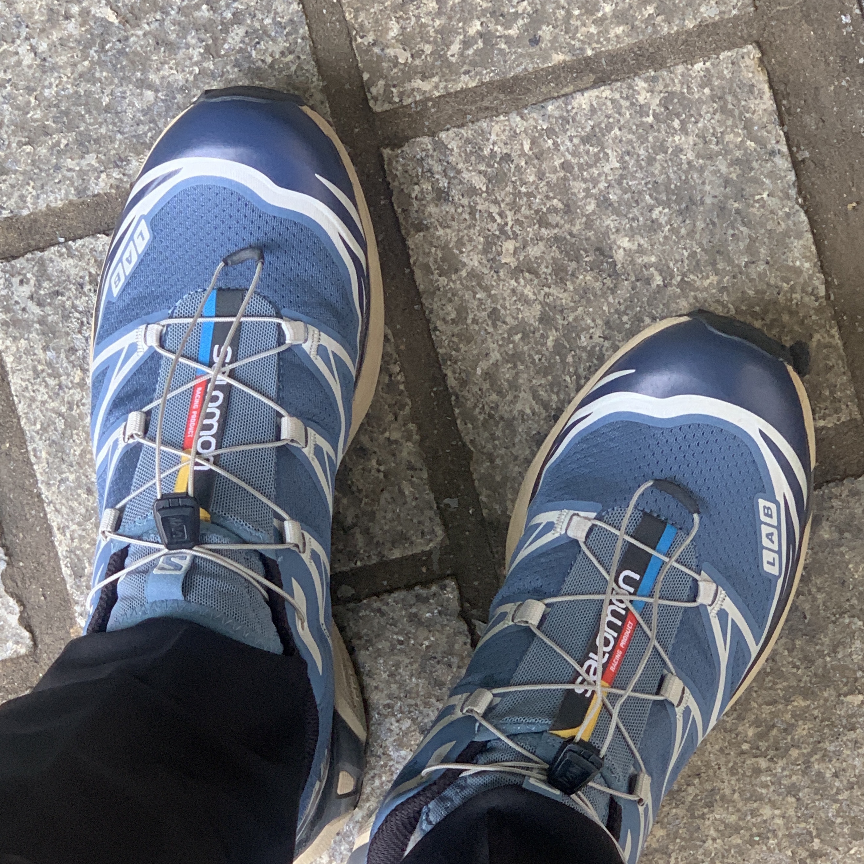 Salomon XT-6 ADV Copen Blue 착용 스타일