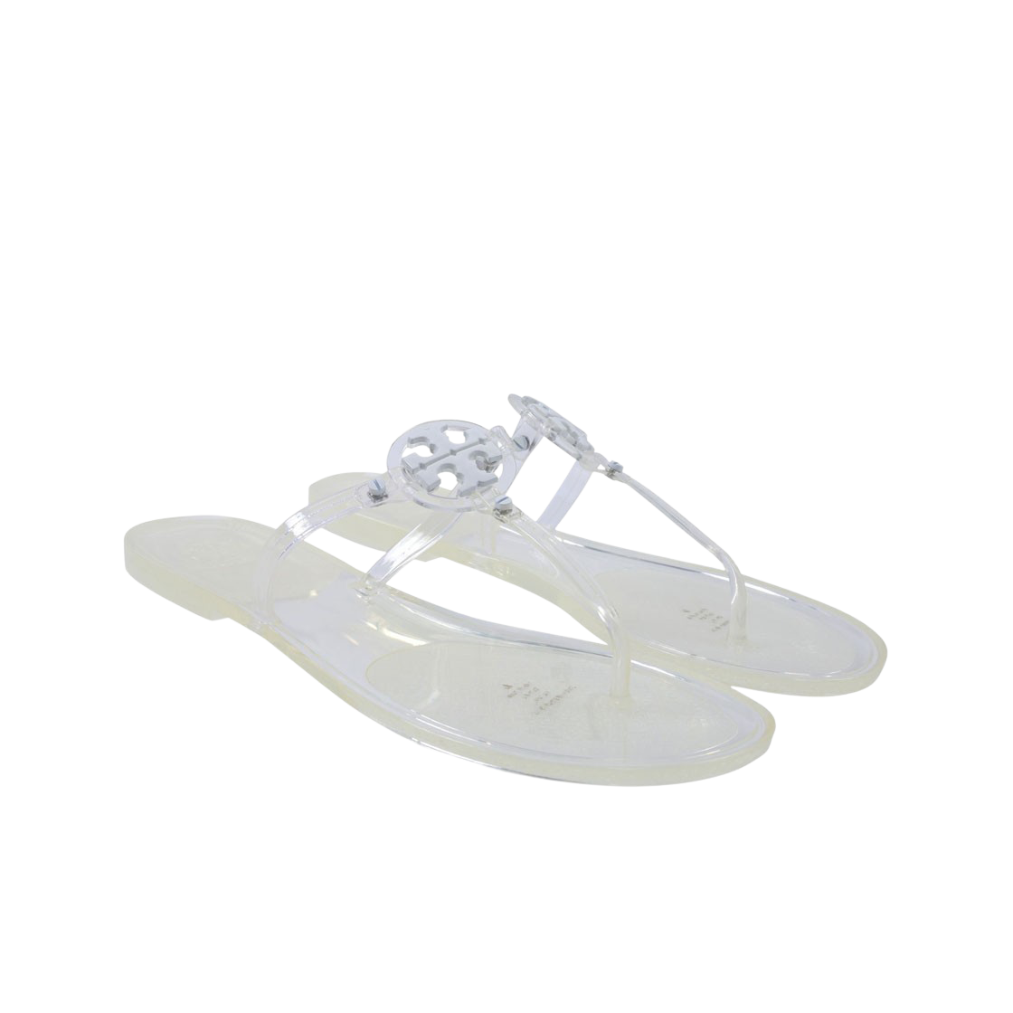(W) 토리버치 미니 밀러 젤리 샌들 클리어((W) Tory Burch Mini Miller Jelly Sandal Clear) - 2