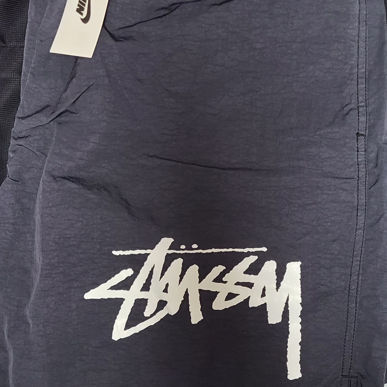 Nike x Stussy Water Shorts Off Noir 착용 스타일 - 1