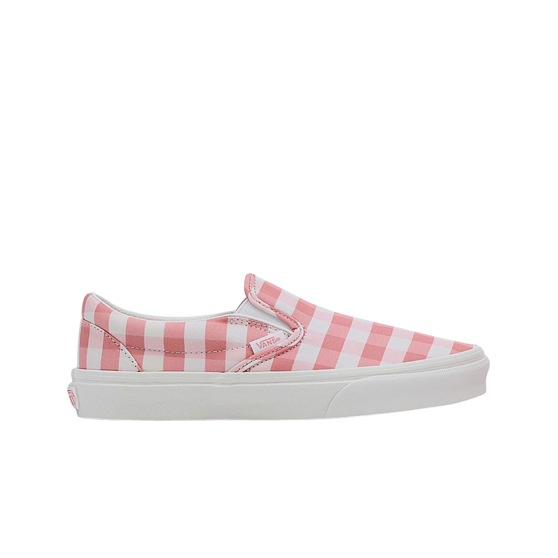 VN000XG8B06 Vans Classic Slip-On Gingham Rosette True White