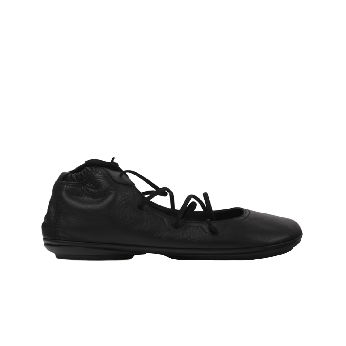 (W) 캠퍼 라이트 레이스업 앵클 부츠 블랙((W) Camper Right Lace-Up Ankle Boots Black) - 1
