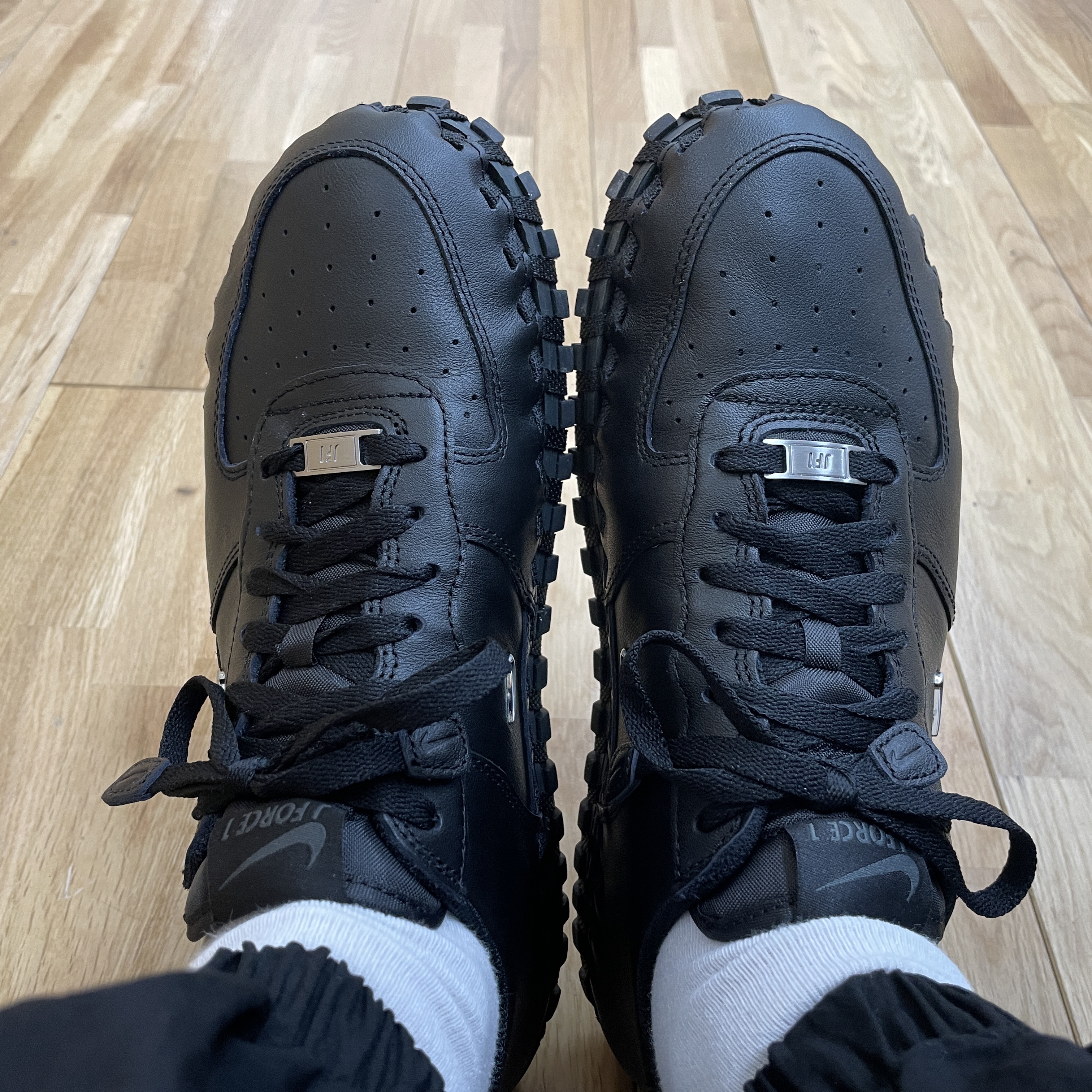 Nike x Jacquemus J Force 1 Low LX SP Black 착용 스타일