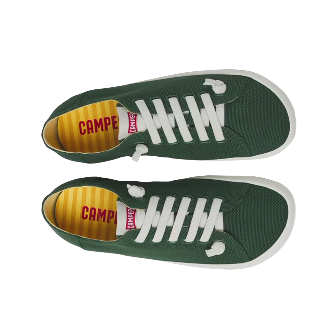 (W) 캠퍼 페우 람블라 텍스타일 스니커즈 그린((W) Camper Peu Rambla Textile Sneakers Green) - 2