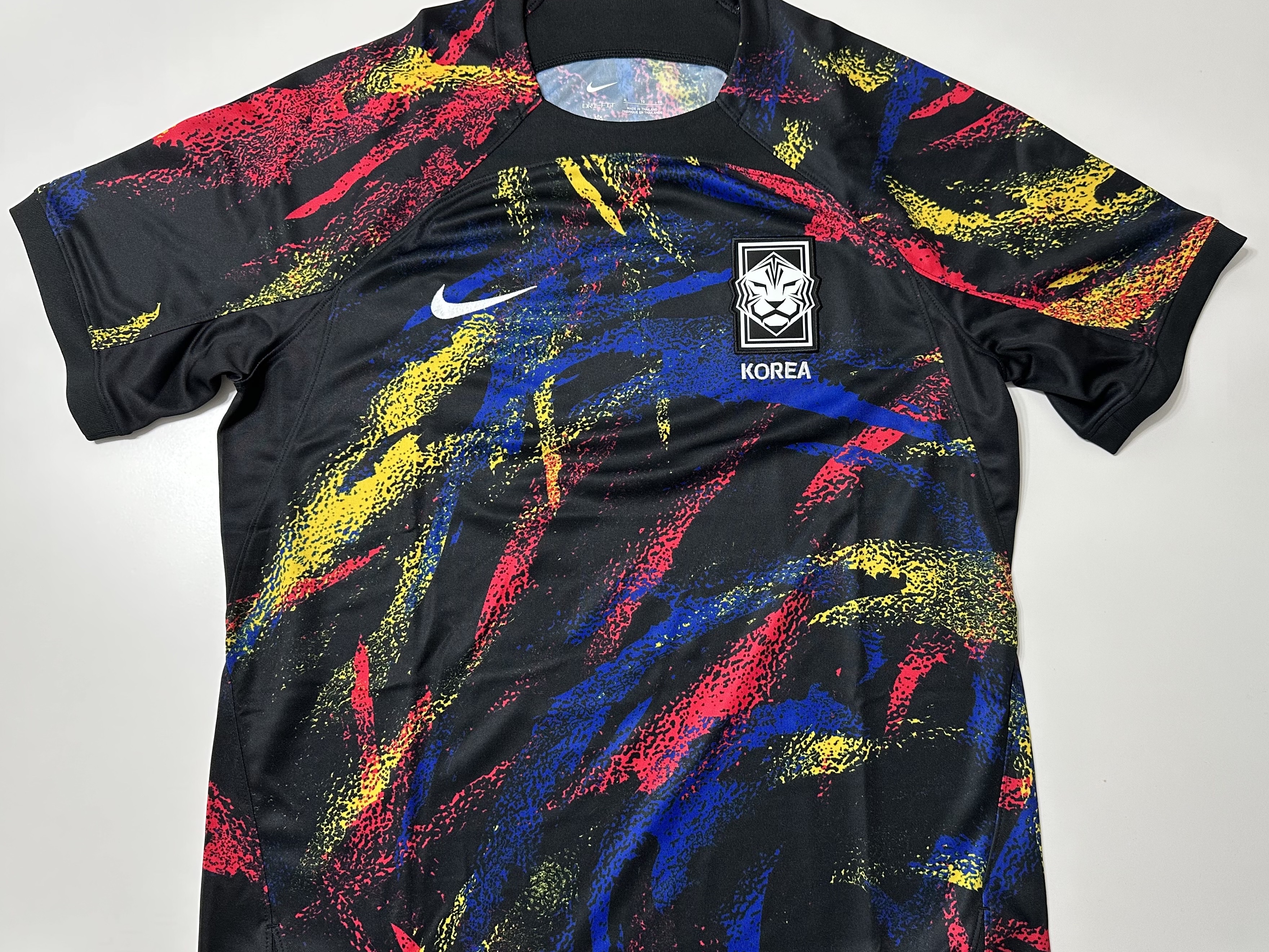 Nike Korea Dri-Fit Stadium Away SS Jersey Black - Asia (Non Marking Ver.) 착용 스타일 - 1