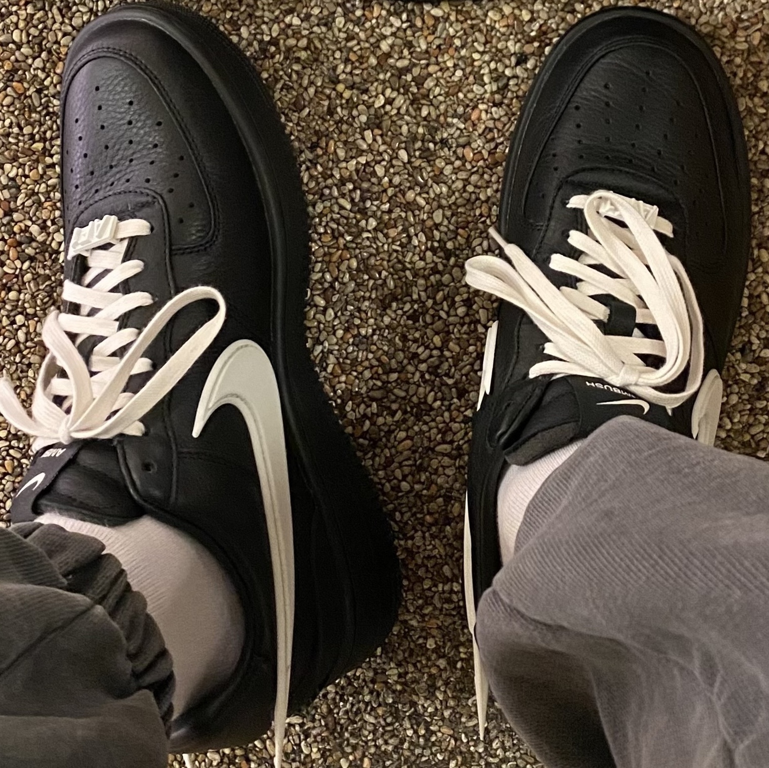 Nike x Ambush Air Force 1 Low SP Black 착용 스타일