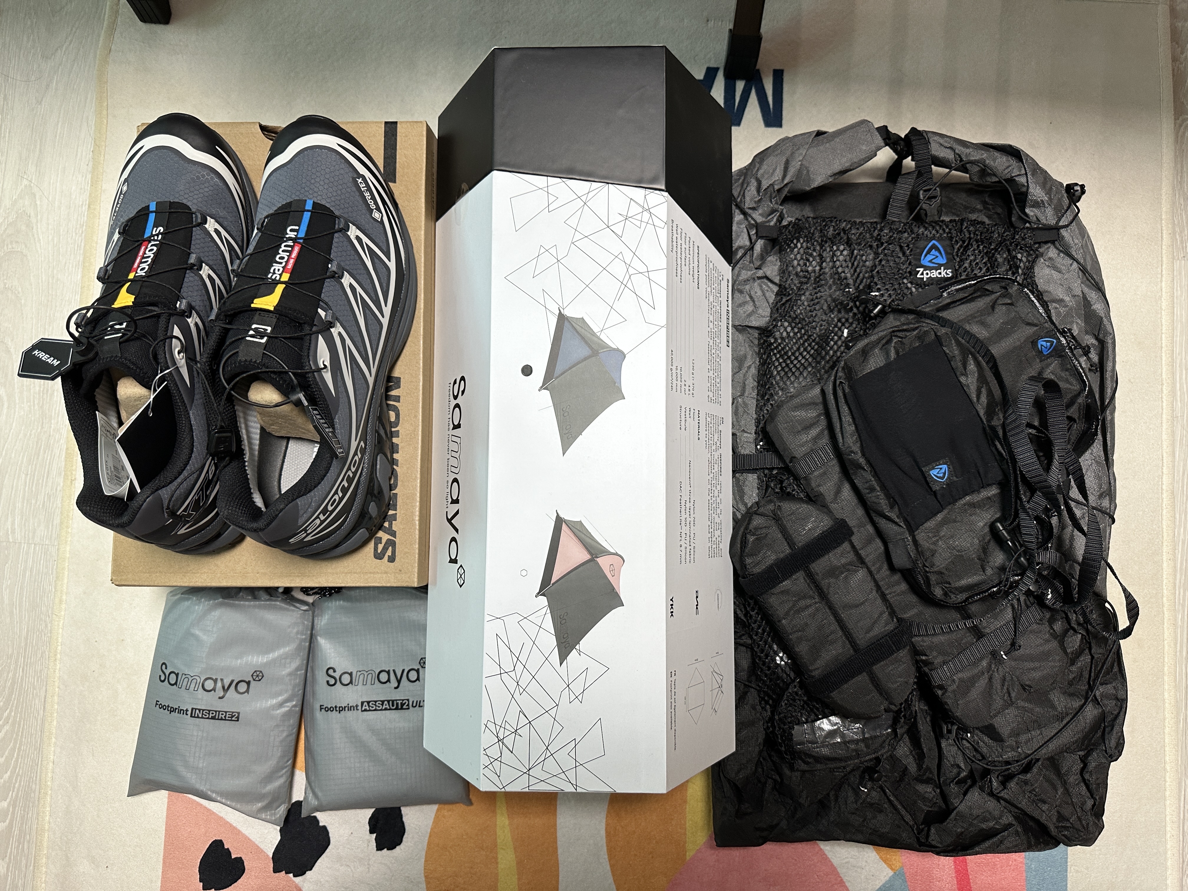 Salomon XT-6 Gore-Tex Black Ebony 착용 스타일