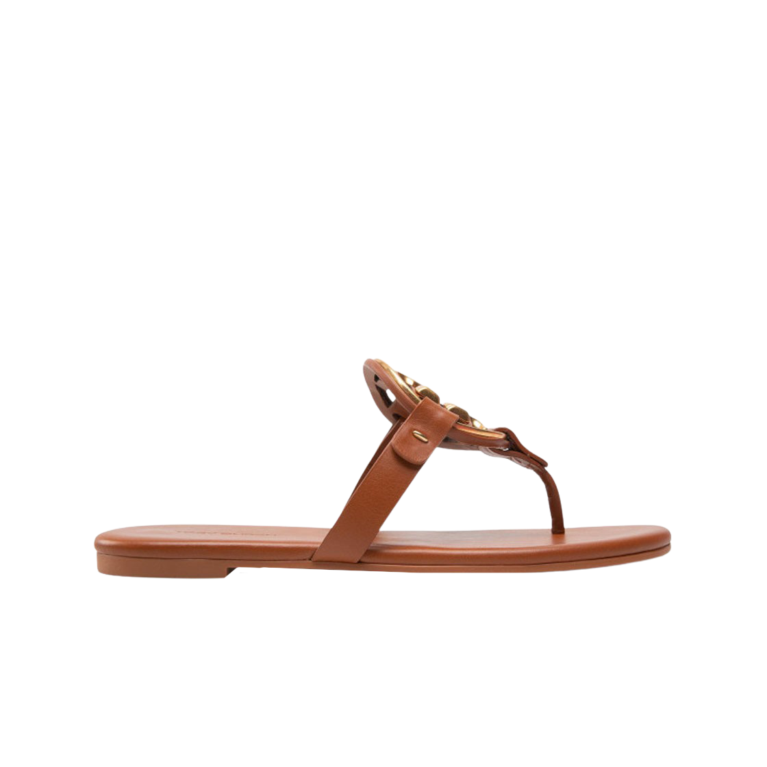 (W) 토리버치 밀러 소프트 메탈 로고 샌들 부르봉 밀레((W) Tory Burch Miller Soft Metal Logo Sandal Bourbon Miele) - 1