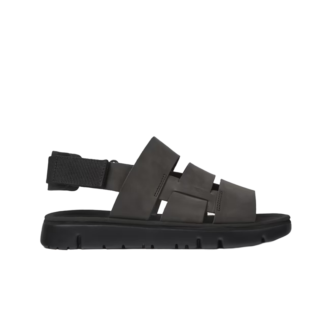 캠퍼 오루가 레더 텍스타일 샌들 브라운(Camper Oruga Leather Textile Sandals Brown) - 1