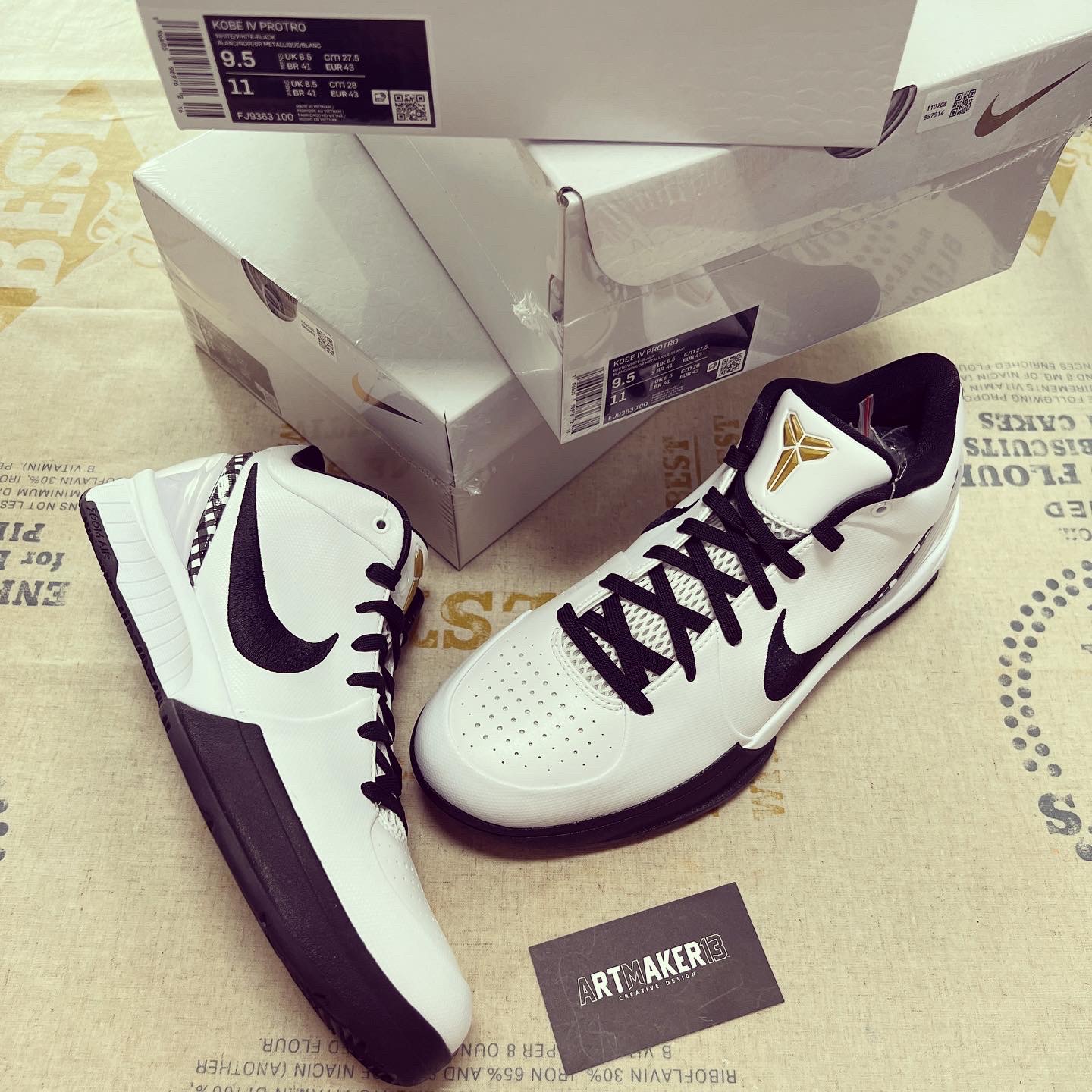 Nike Kobe 4 Protro Mambacita Gigi 착용 스타일 - 2