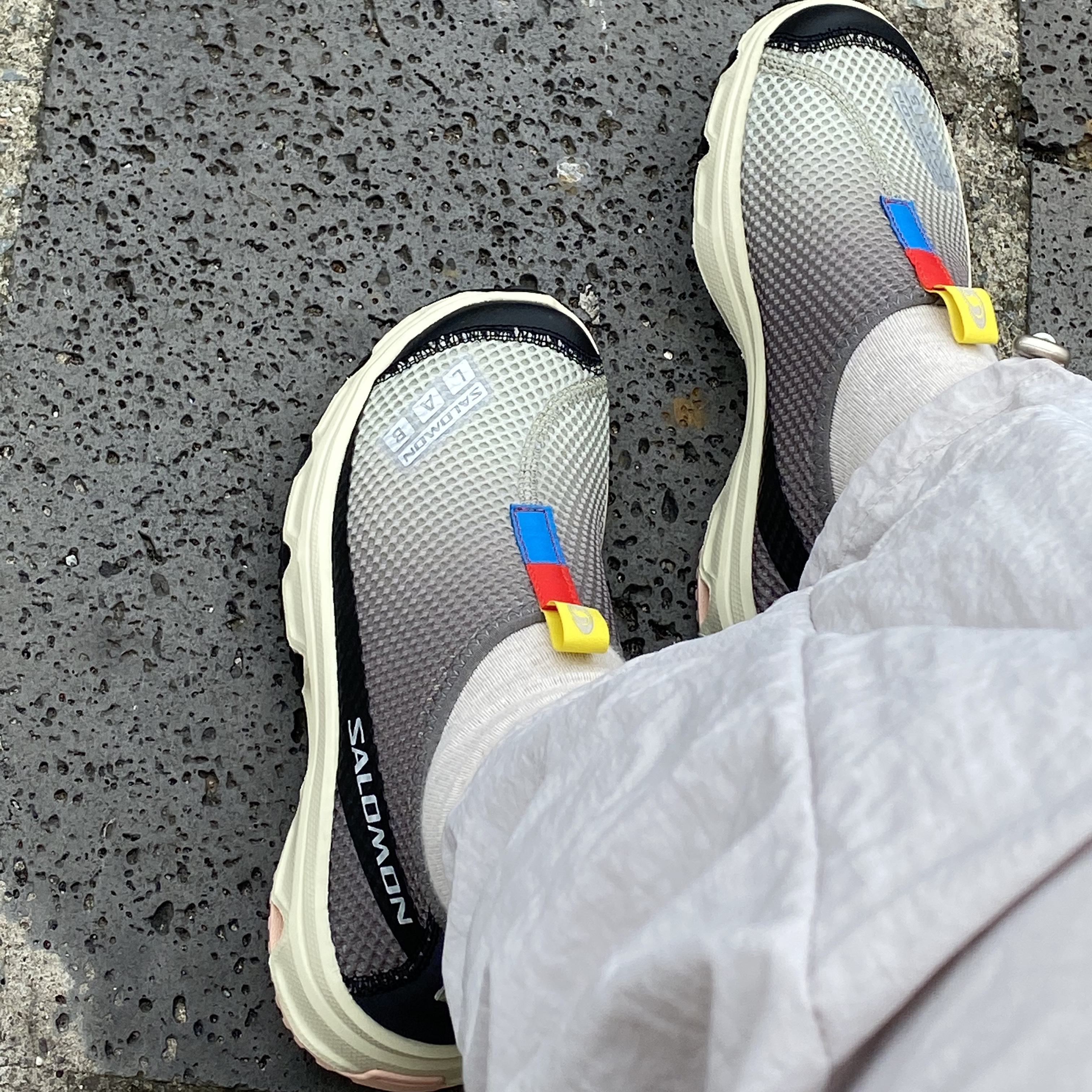 Salomon RX Moc 3.0 Pewter Desert 착용 스타일