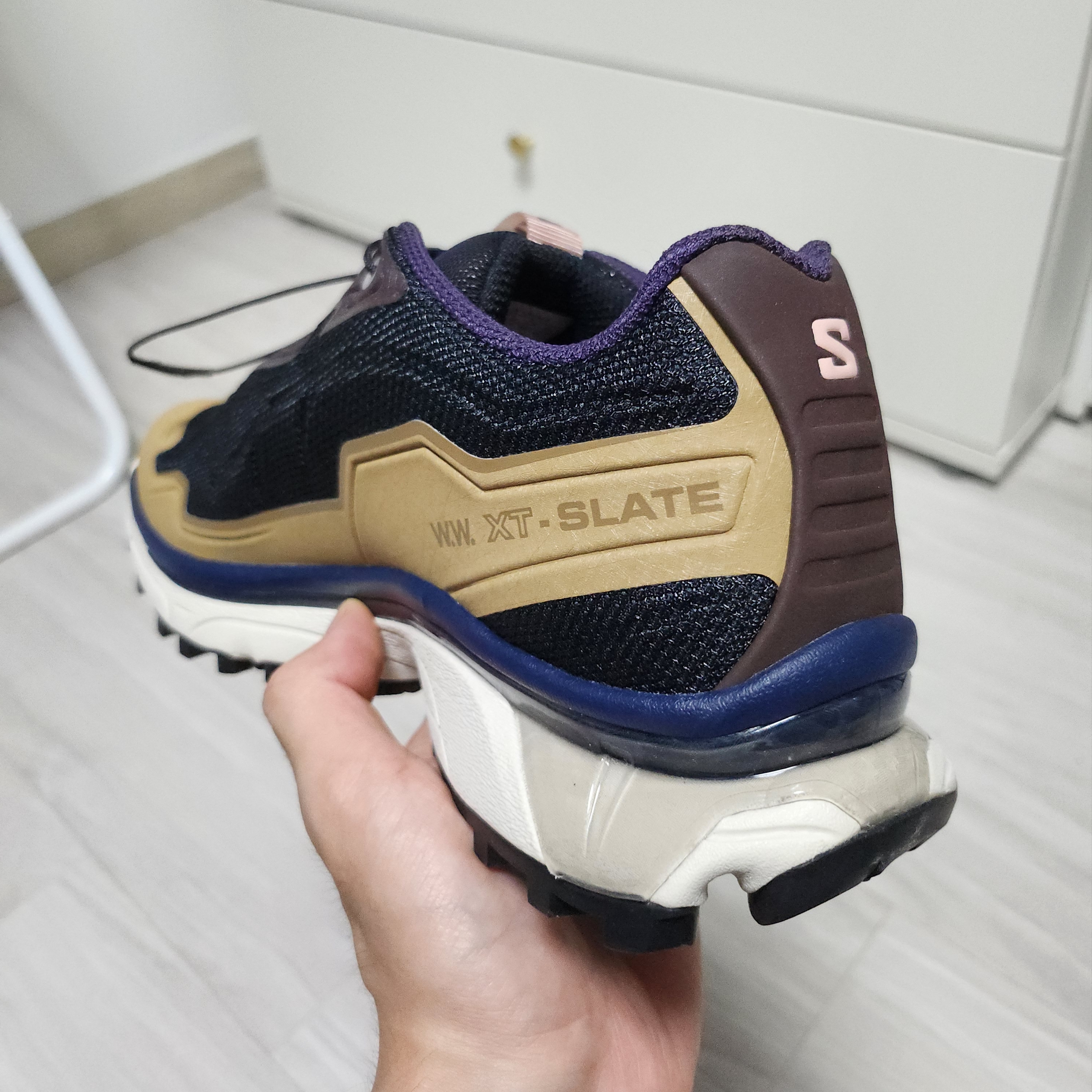 Salomon x Wood Wood XT-Slate Black Kelp 착용 스타일 - 2