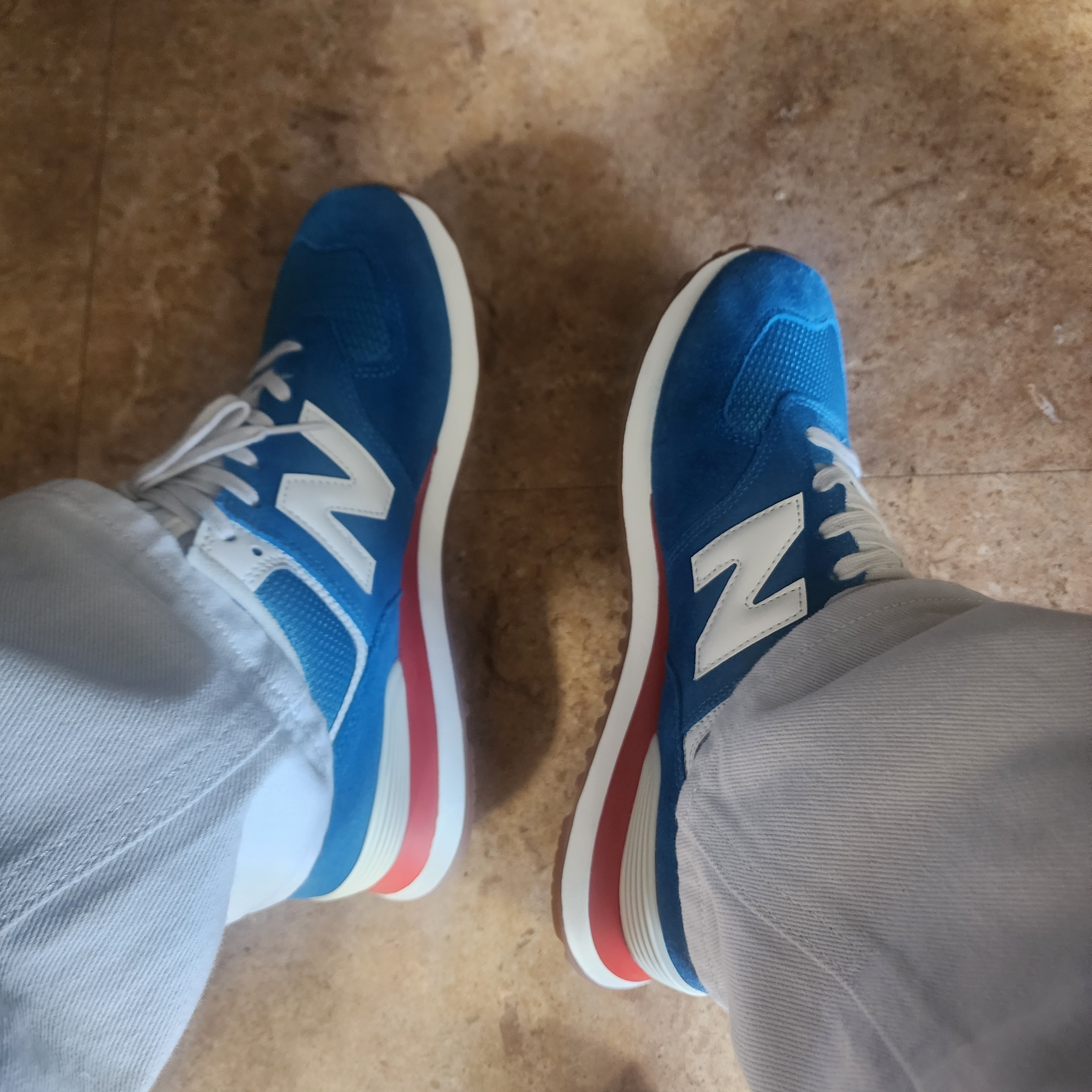 New Balance 574 Natural Indigo Blue 착용 스타일