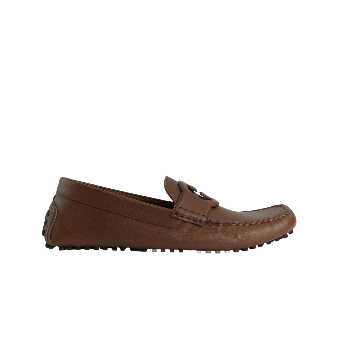 구찌 인터로킹 G 드라이버 브라운 소프트 레더(Gucci Interlocking G Driver Brown Soft Leather) - 1