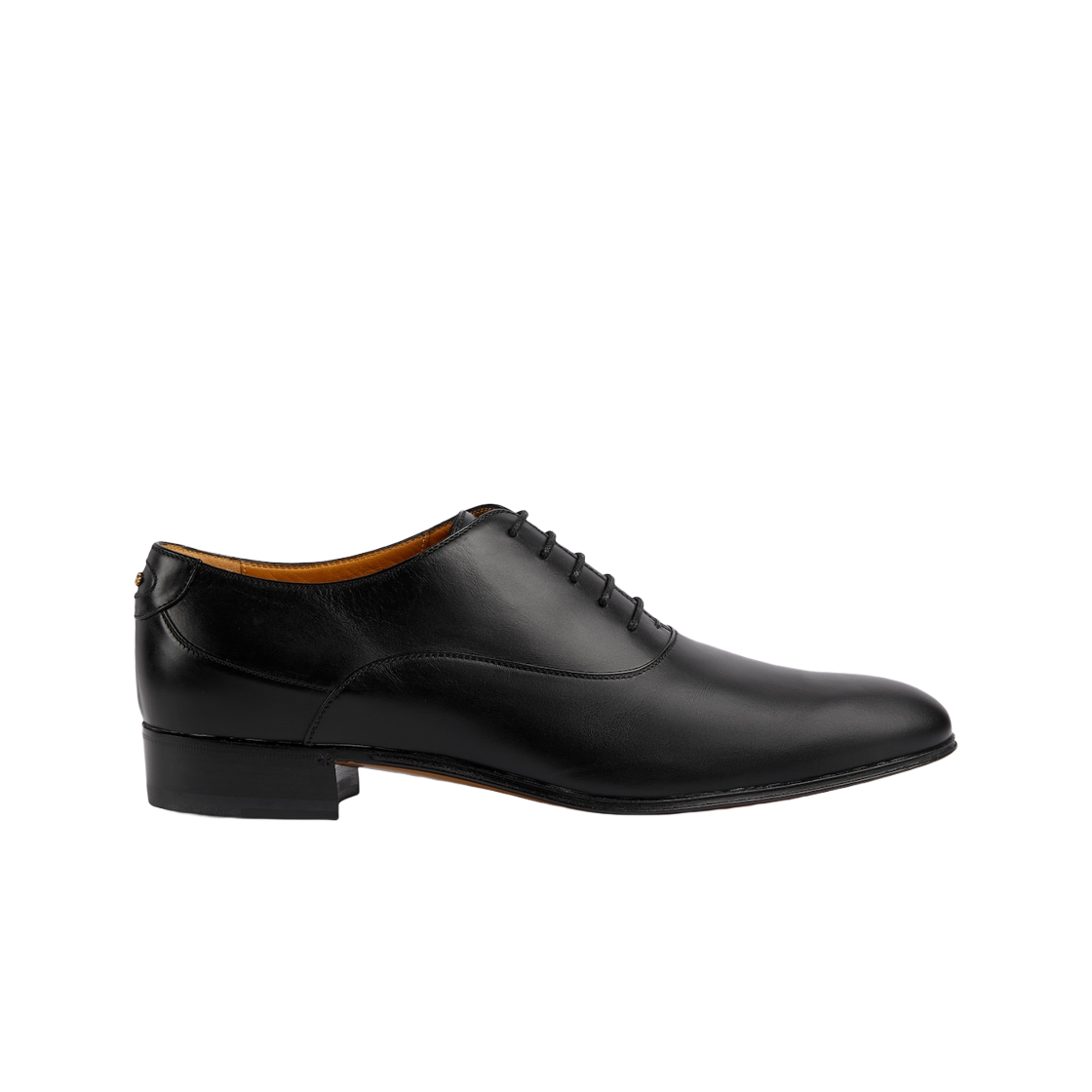 Gucci Lace-Up Shoe with Double G Black Leather 상세 이미지 1