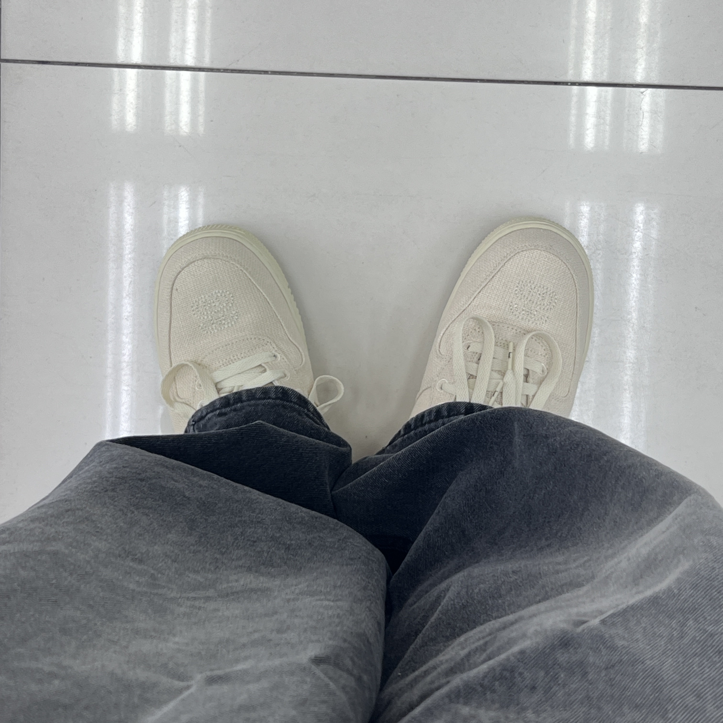 Nike x Stussy Air Force 1 '07 Mid SP Fossil 착용 스타일
