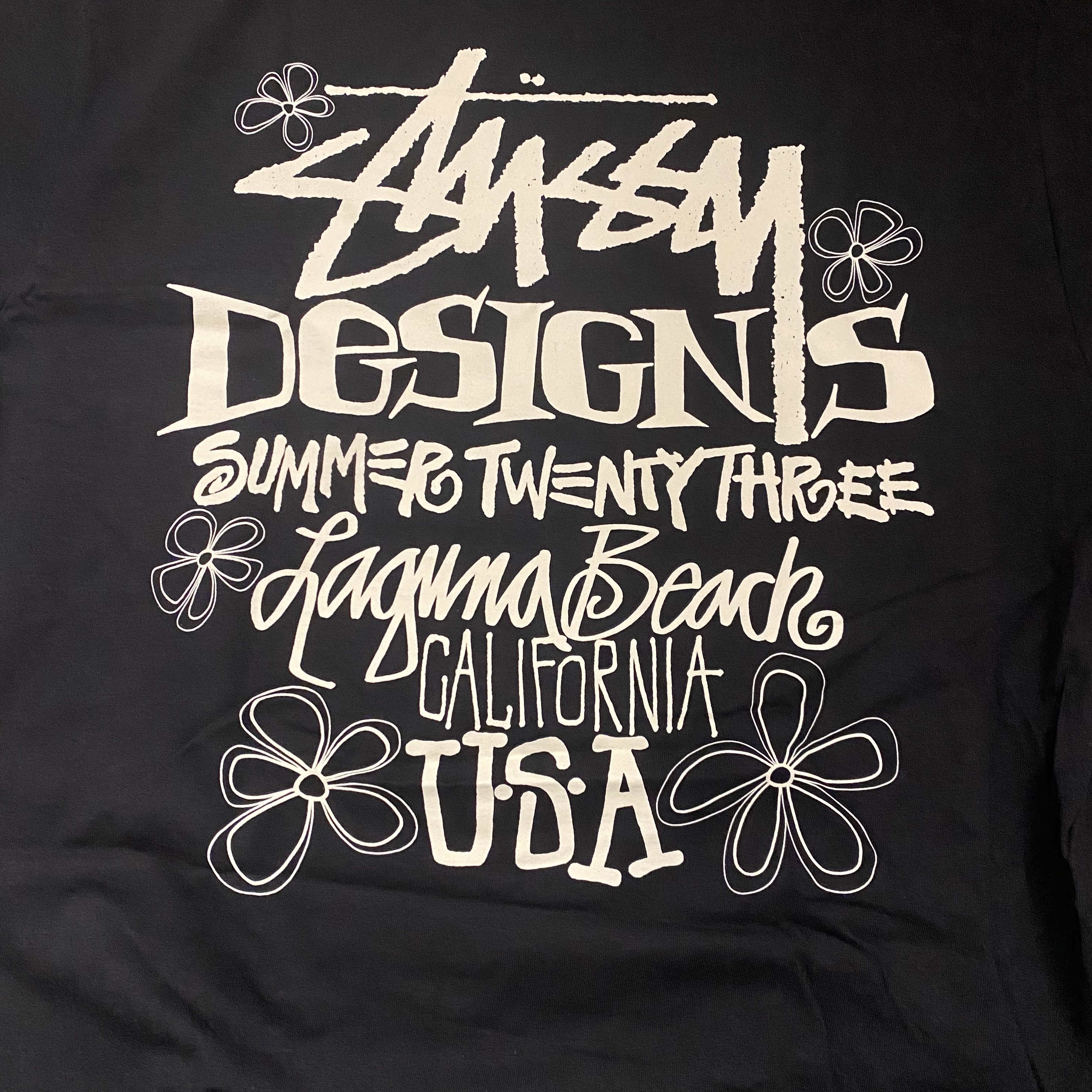 Stussy Summer LB T-Shirt Black 착용 스타일