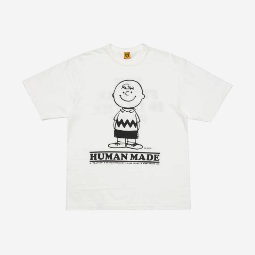 휴먼 메이드 피너츠 티셔츠 #2 화이트