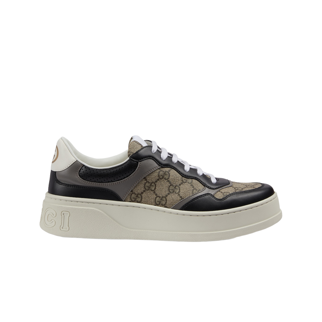 구찌 GG 스니커즈 베이지 에보니 GG 슈프림(Gucci GG Sneaker Beige Ebony GG Supreme) - 1
