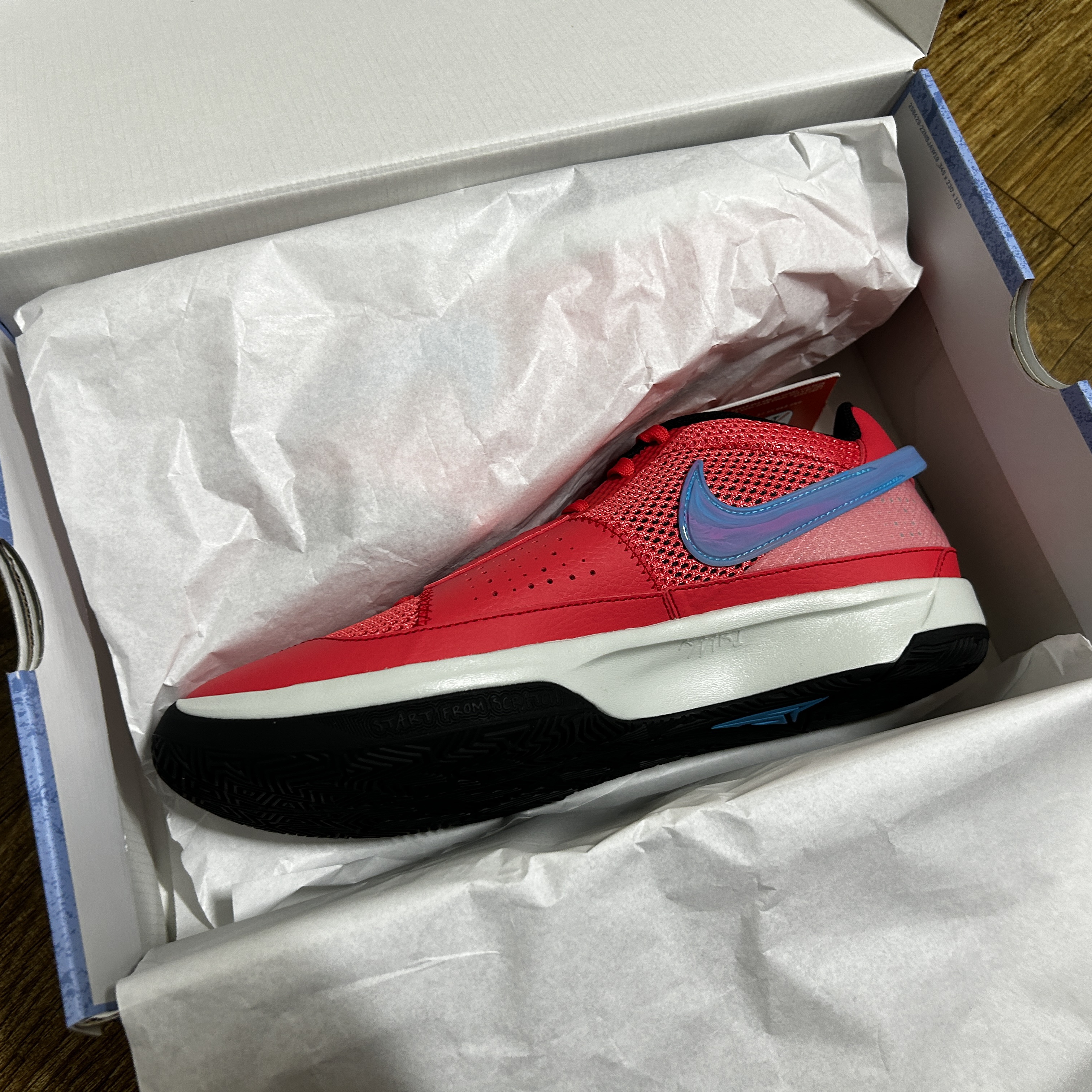 Nike Ja 1 EP Ember Glow, Nike Kyrie 7 EP Midnight Navy 착용 스타일 - 2