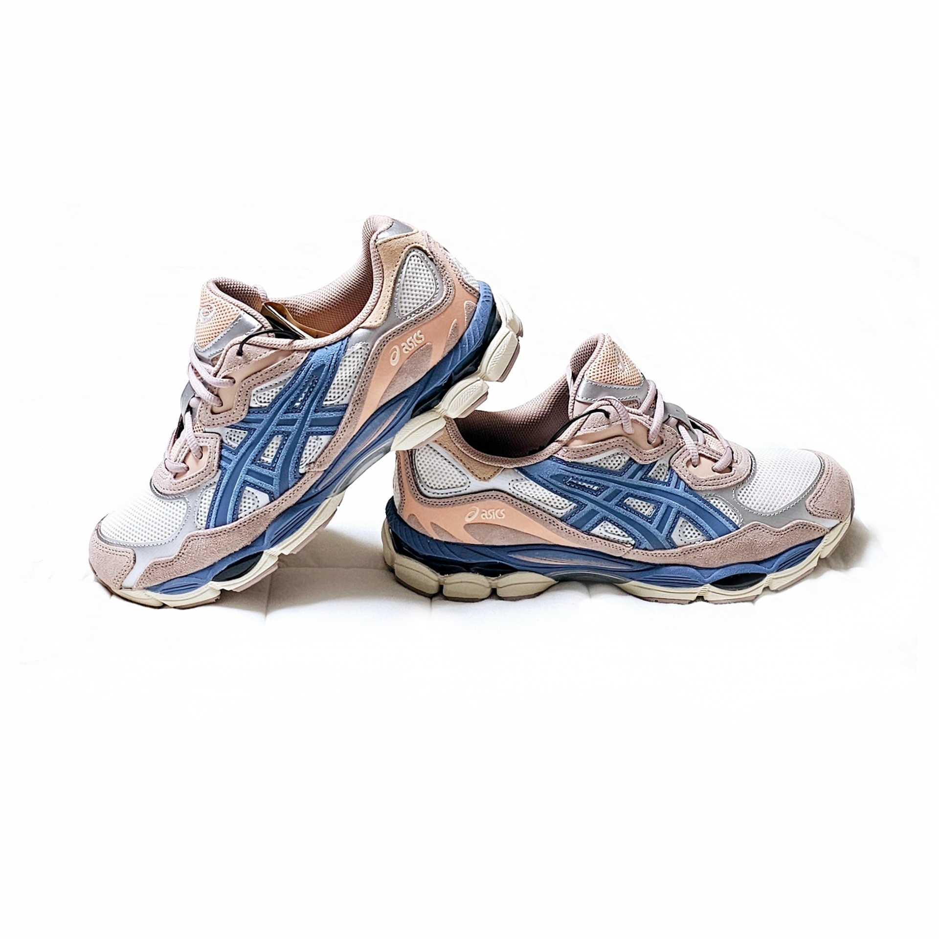 (W) Asics Gel-NYC Cream Grey Floss 착용 스타일 - 5