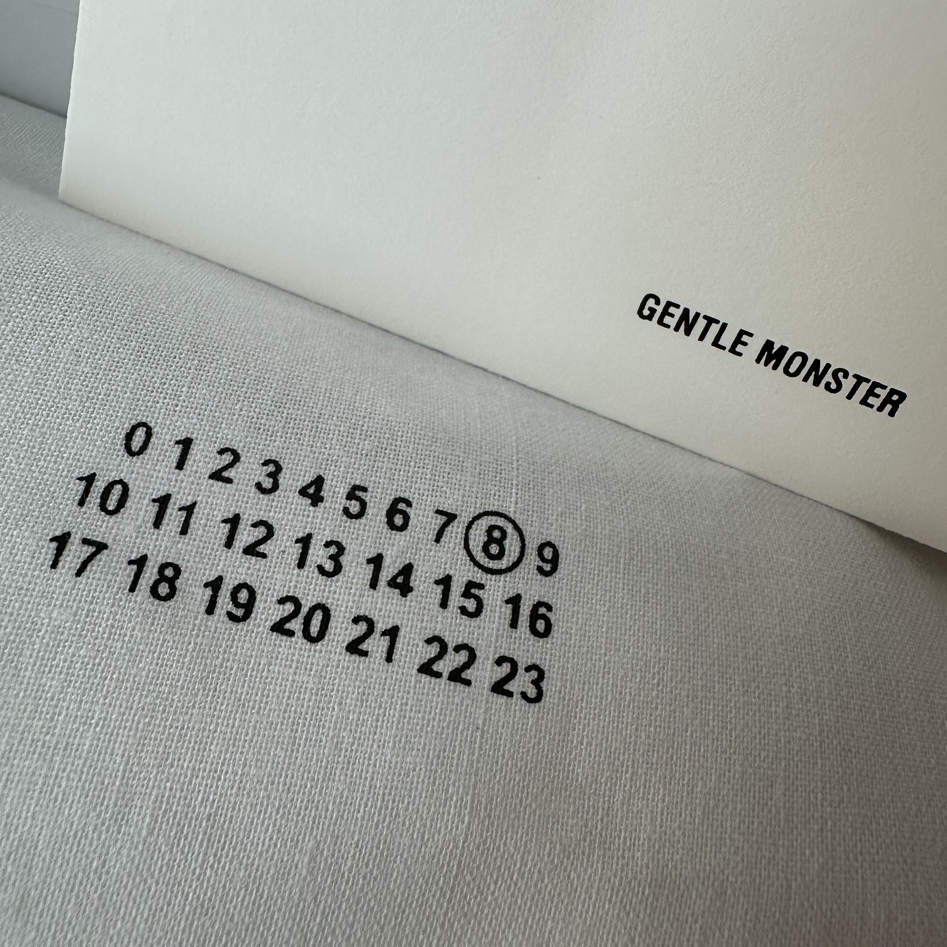 Gentle Monster x Maison Margiela MM009 Clear Black 착용 스타일 - 2