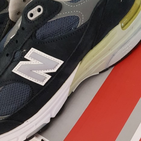 New Balance 993 Made in USA Navy - D Standard 착용 스타일 - 2