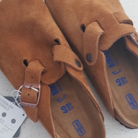 Birkenstock Boston Soft Footbed Mink - Regular 착용 스타일 - 1