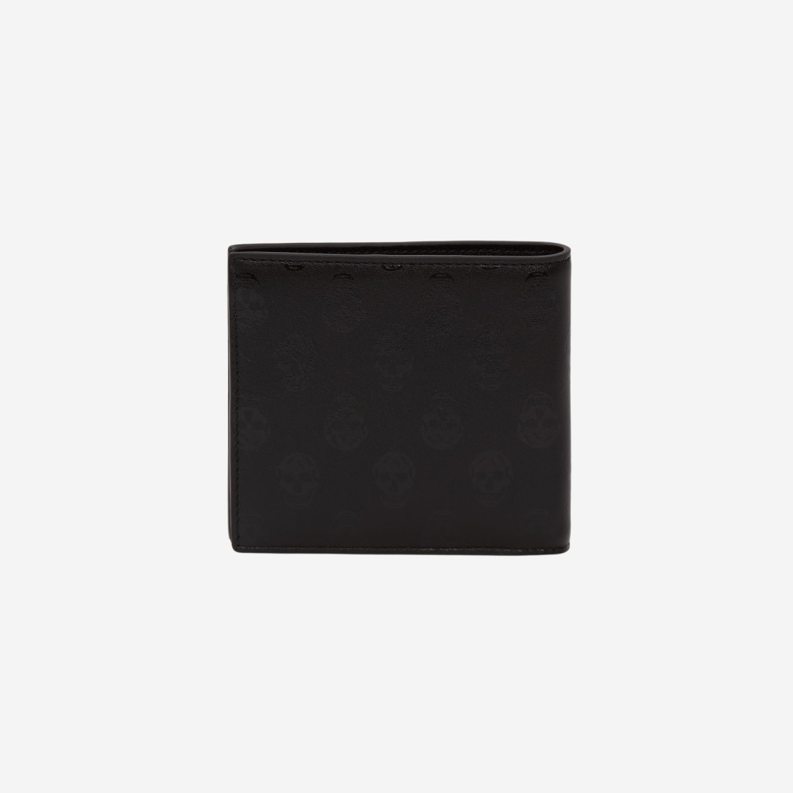 Alexander McQueen Bilker Skull Billfold Wallet Black 상세 이미지 3