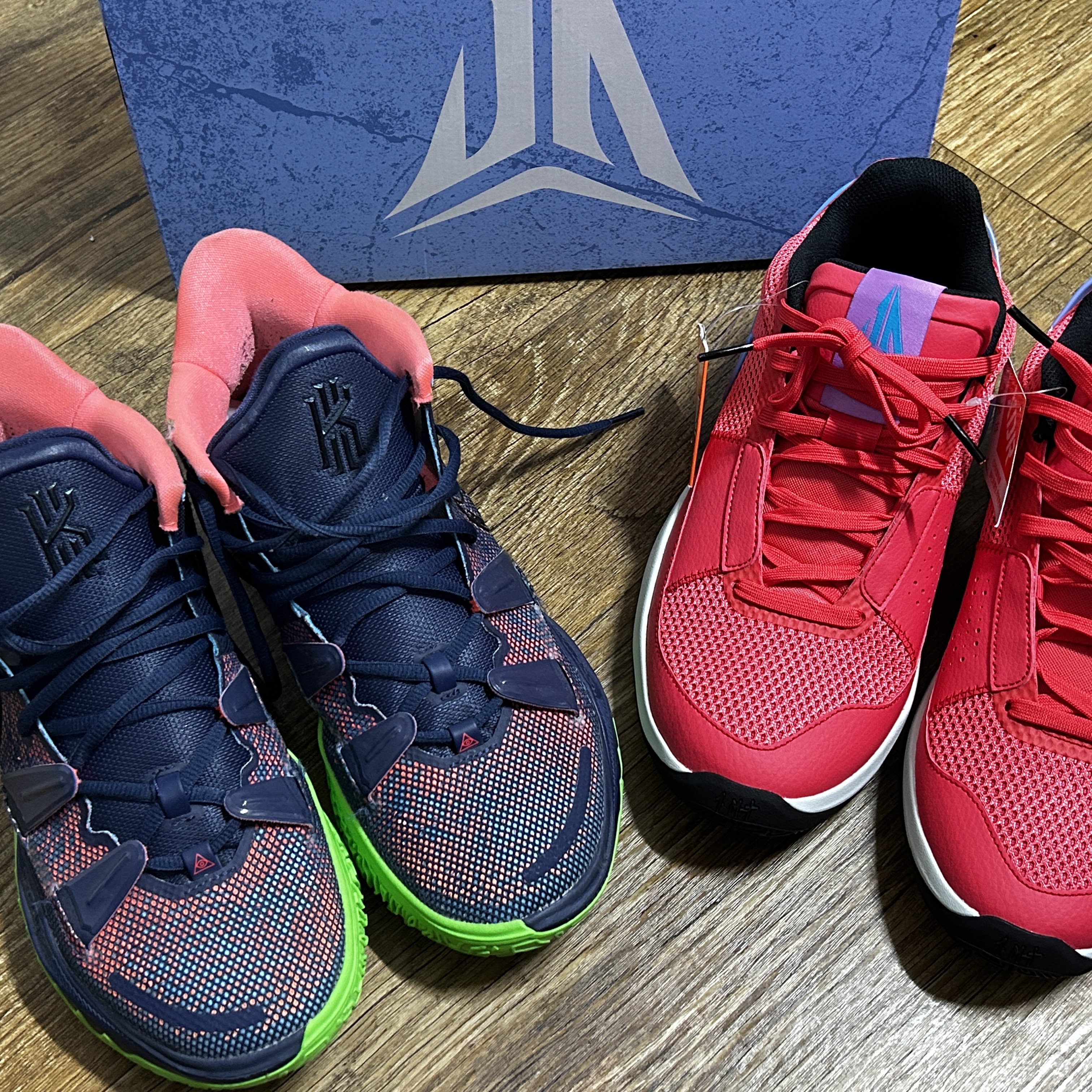 Nike Ja 1 EP Ember Glow, Nike Kyrie 7 EP Midnight Navy 착용 스타일 - 5