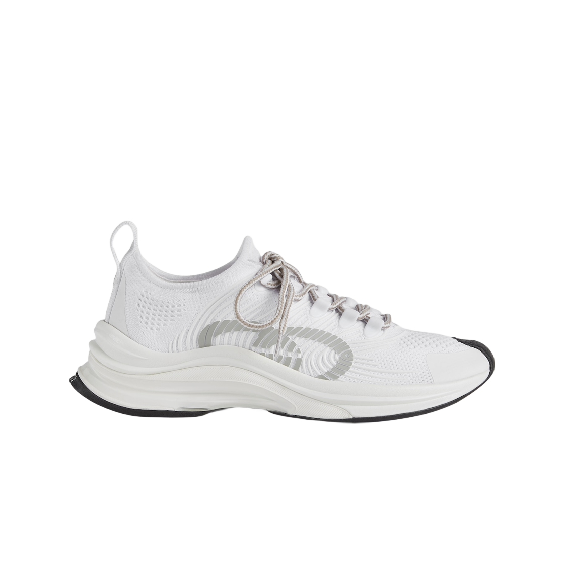 (W) Gucci Run Sneaker White Fabric 상세 이미지 1