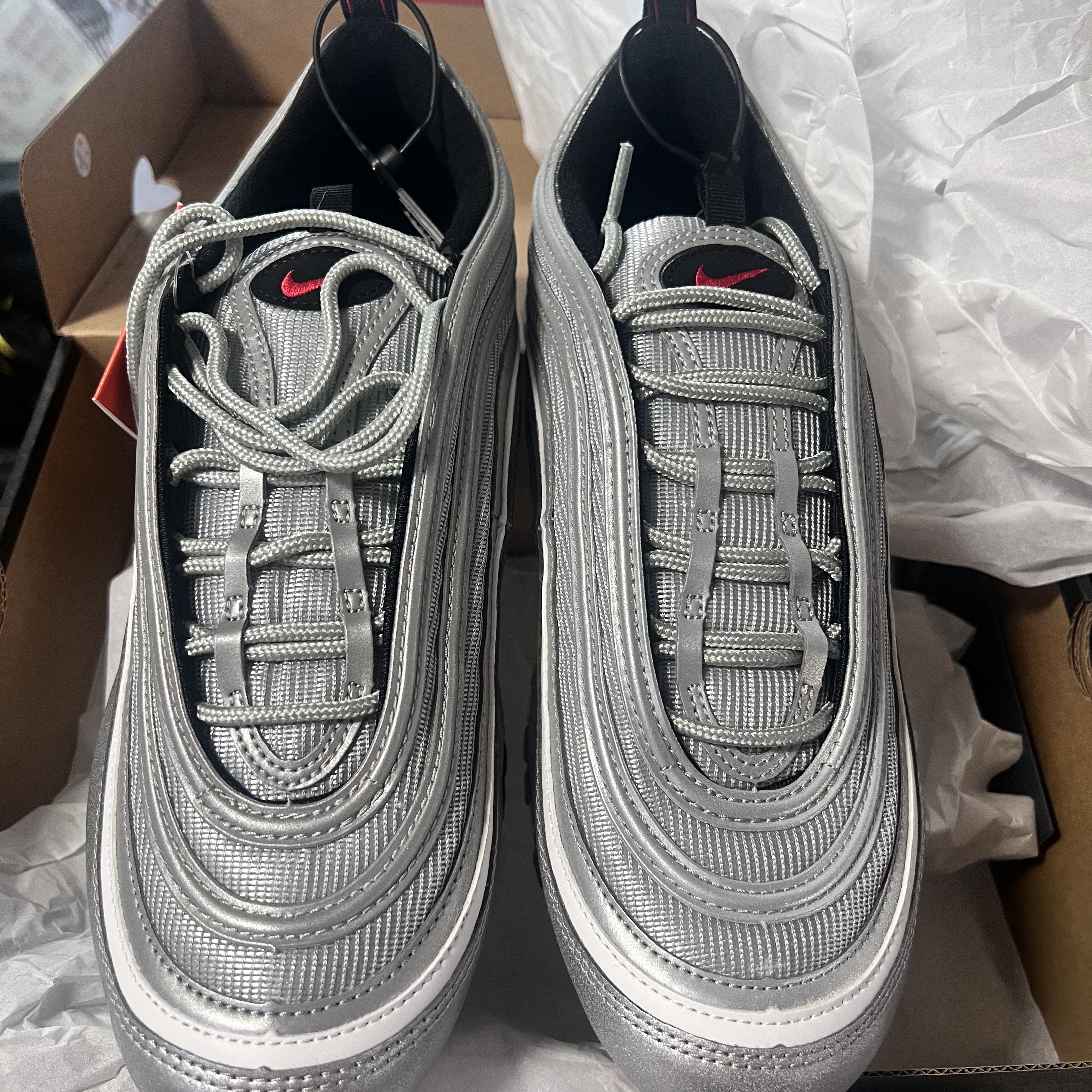 Nike Air Max 97 OG Silver Bullet 2022 착용 스타일
