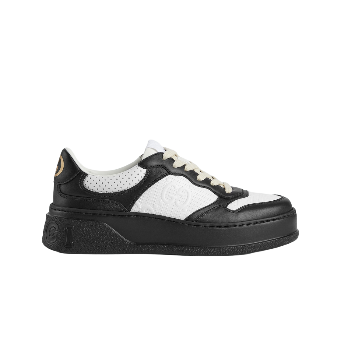 구찌 드라이버 인터로킹 G 블랙 레더(Gucci Driver with Interlocking G Black Leather) - 1