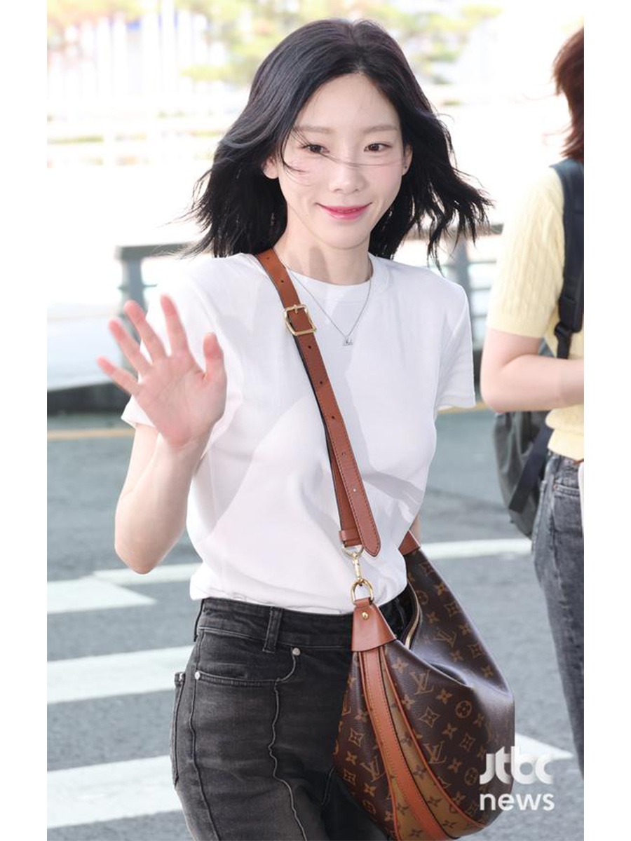 Louis Vuitton Loop Hobo Monogram 착용 스타일