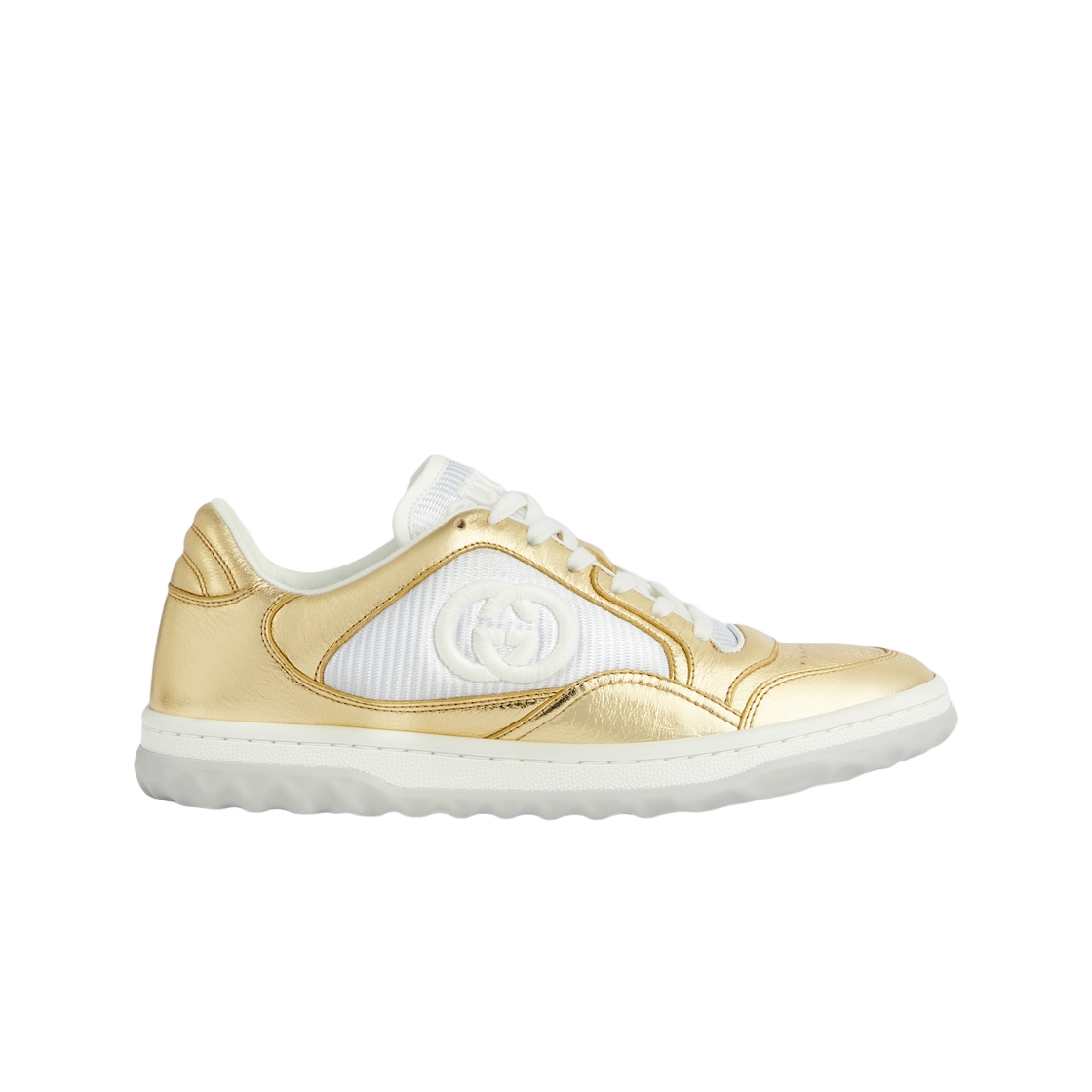 (W) Gucci Mac80 Sneaker Metallic Gold Leather 상세 이미지 1