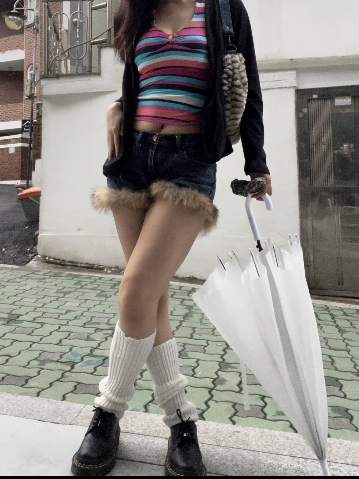 Dr. Martens 1461 Bex Black 착용 스타일 - 1