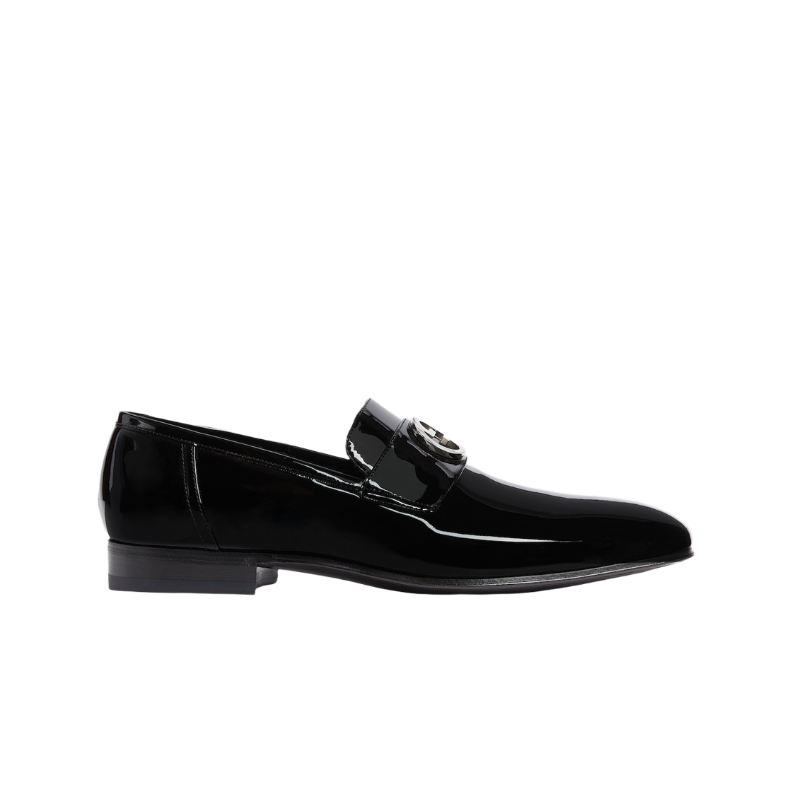구찌 인터로킹 G 로퍼 블랙 페이턴트 레더(Gucci Interlocking G Loafer Black Patent Leather) - 1