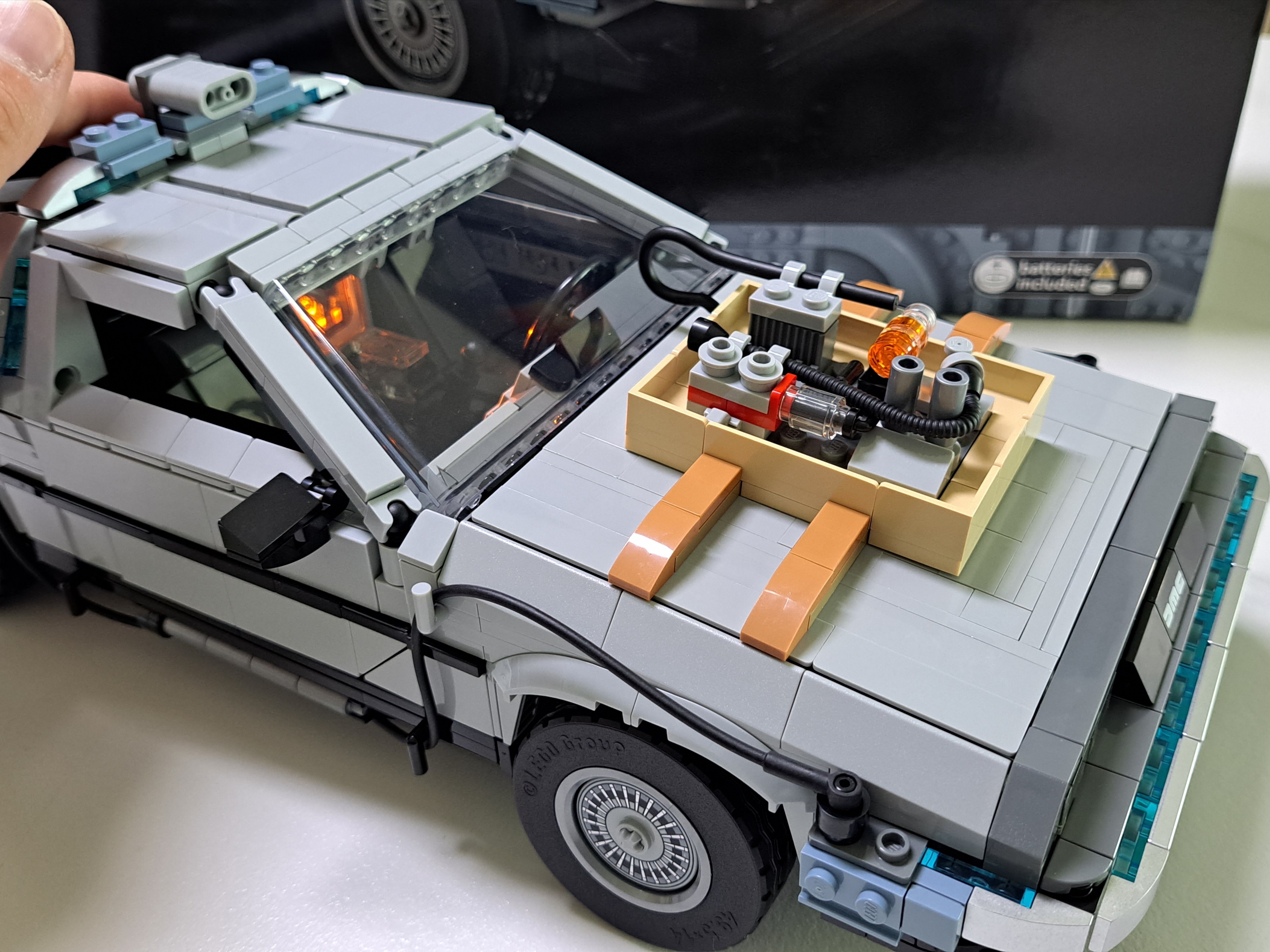 Lego Back To The Future Time Machine 착용 스타일 - 3