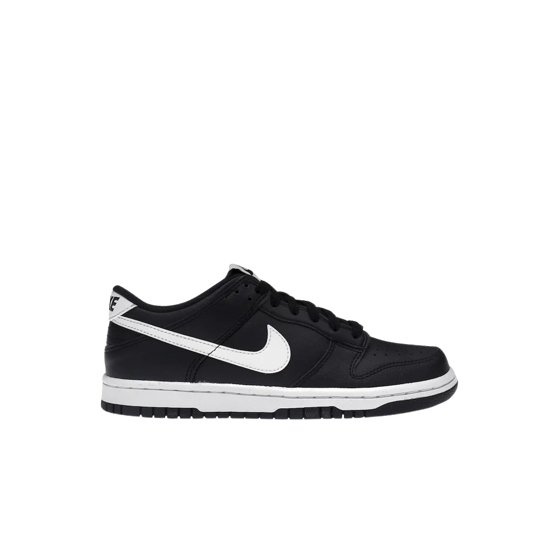 FD1232-001 (GS) Nike Dunk Low Black White - 대표 이미지 #1