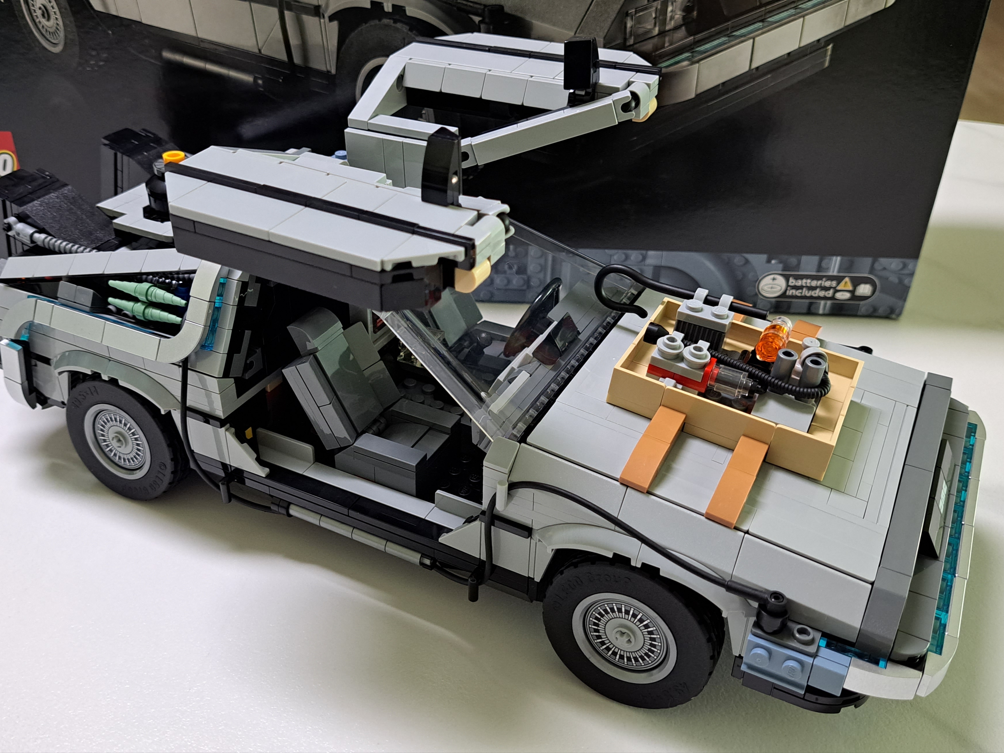 Lego Back To The Future Time Machine 착용 스타일 - 4