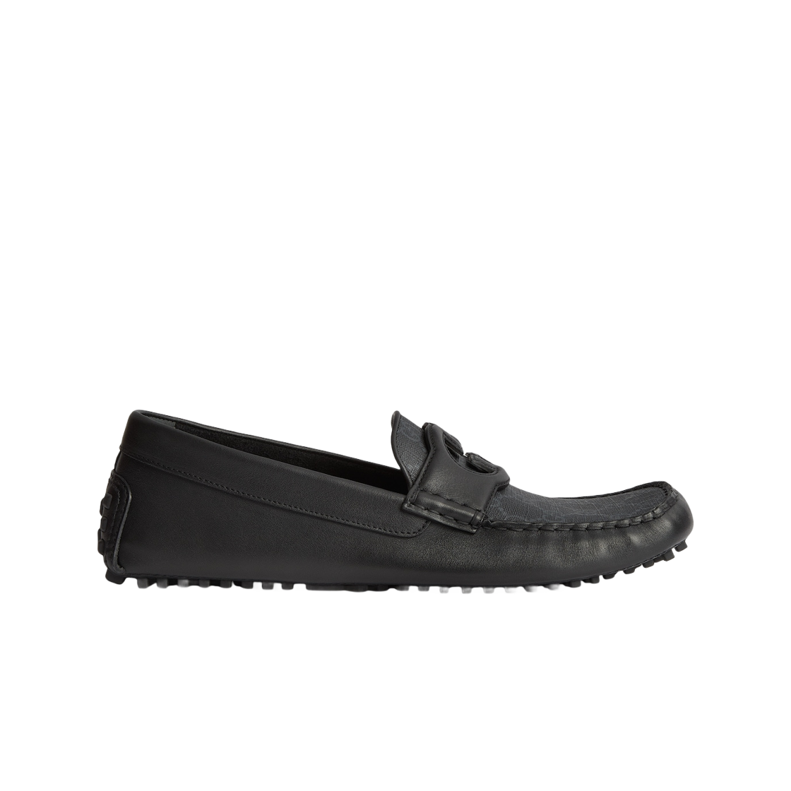 구찌 인터로킹 G 드라이버 블랙 레더(Gucci Interlocking G Driver Black Leather) - 1