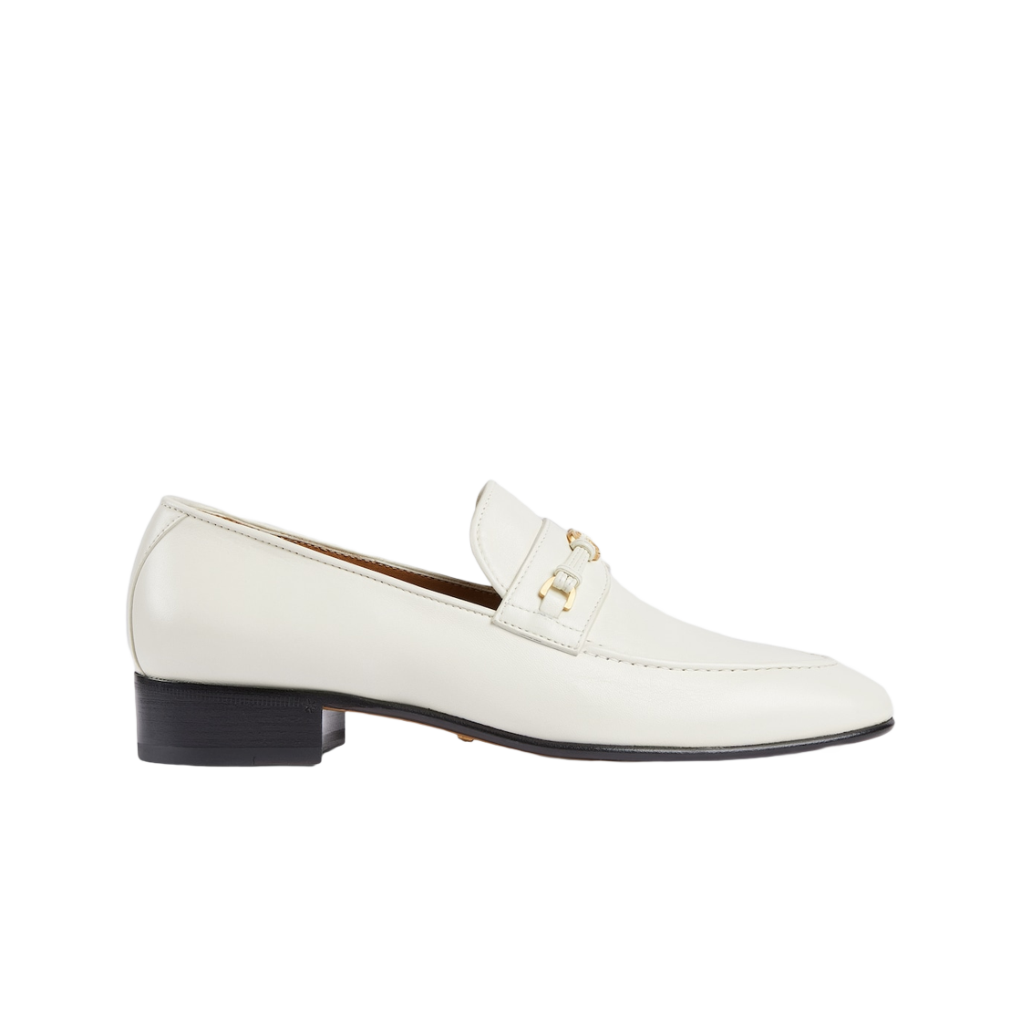 (W) 구찌 홀스빗 인터로킹 G 로퍼 오프 화이트 레더((W) Gucci Horsebit Interlocking G Loafer Off White Leather) - 1