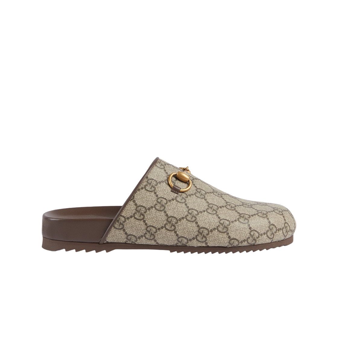(W) 구찌 GG 슈프림 홀스빗 슬리퍼 GG 슈프림((W) Gucci GG Supreme Horsebit Slipper GG Supreme) - 1