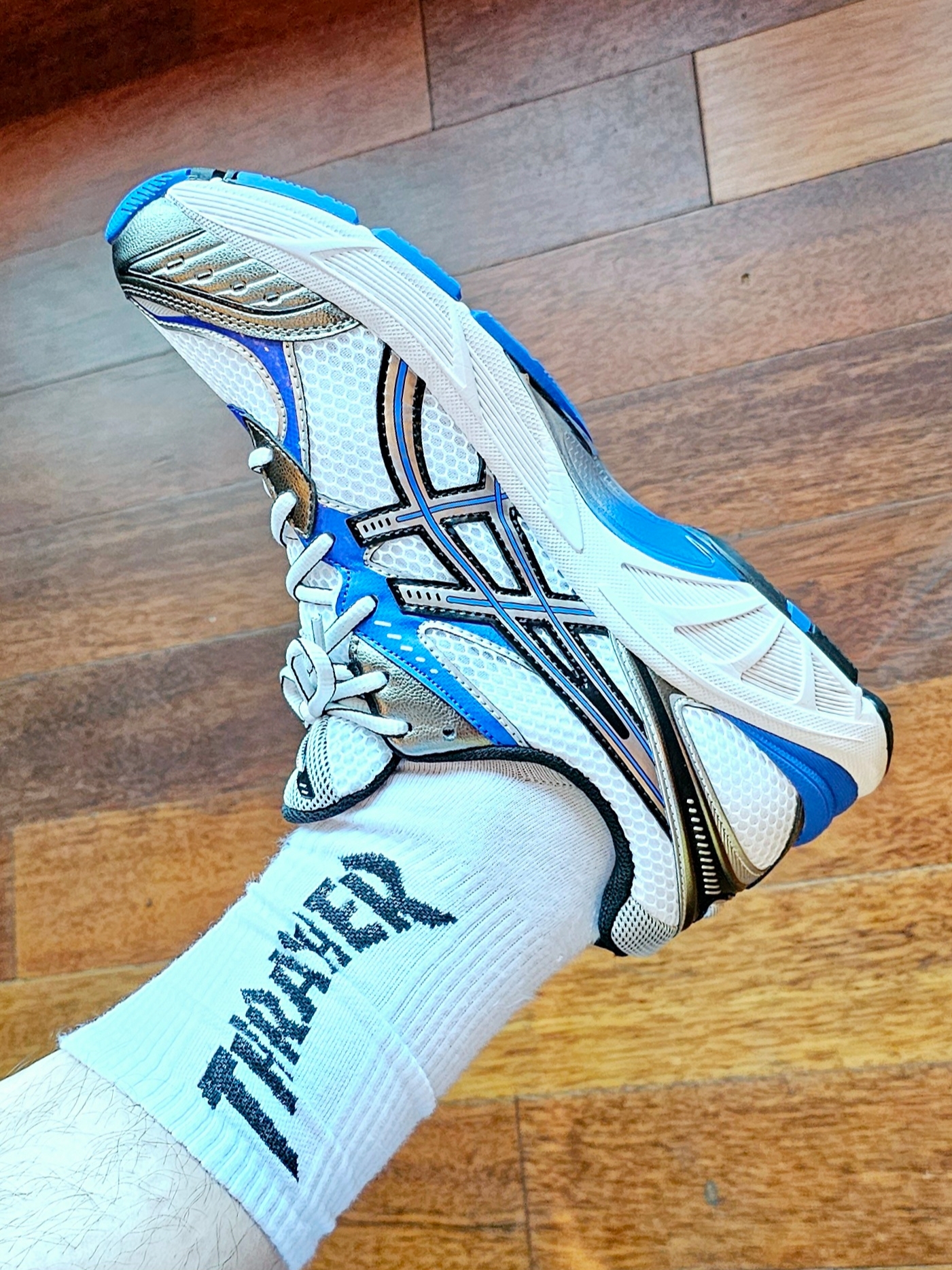 Asics GT-2160 White Illusion Blue 착용 스타일 - 4
