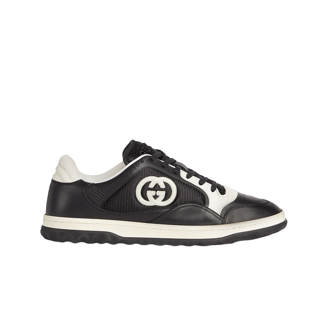구찌 맥80 스니커즈 블랙 오프 화이트 레더(Gucci Mac80 Sneaker Black Off White Leather) - 1