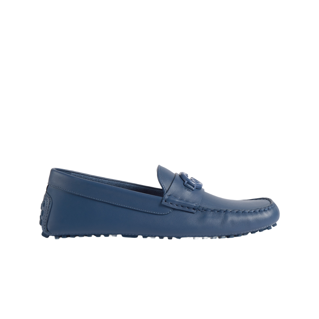 692379-1XH00-4246 Gucci Driver with Interlocking G Indigo Blue Leather