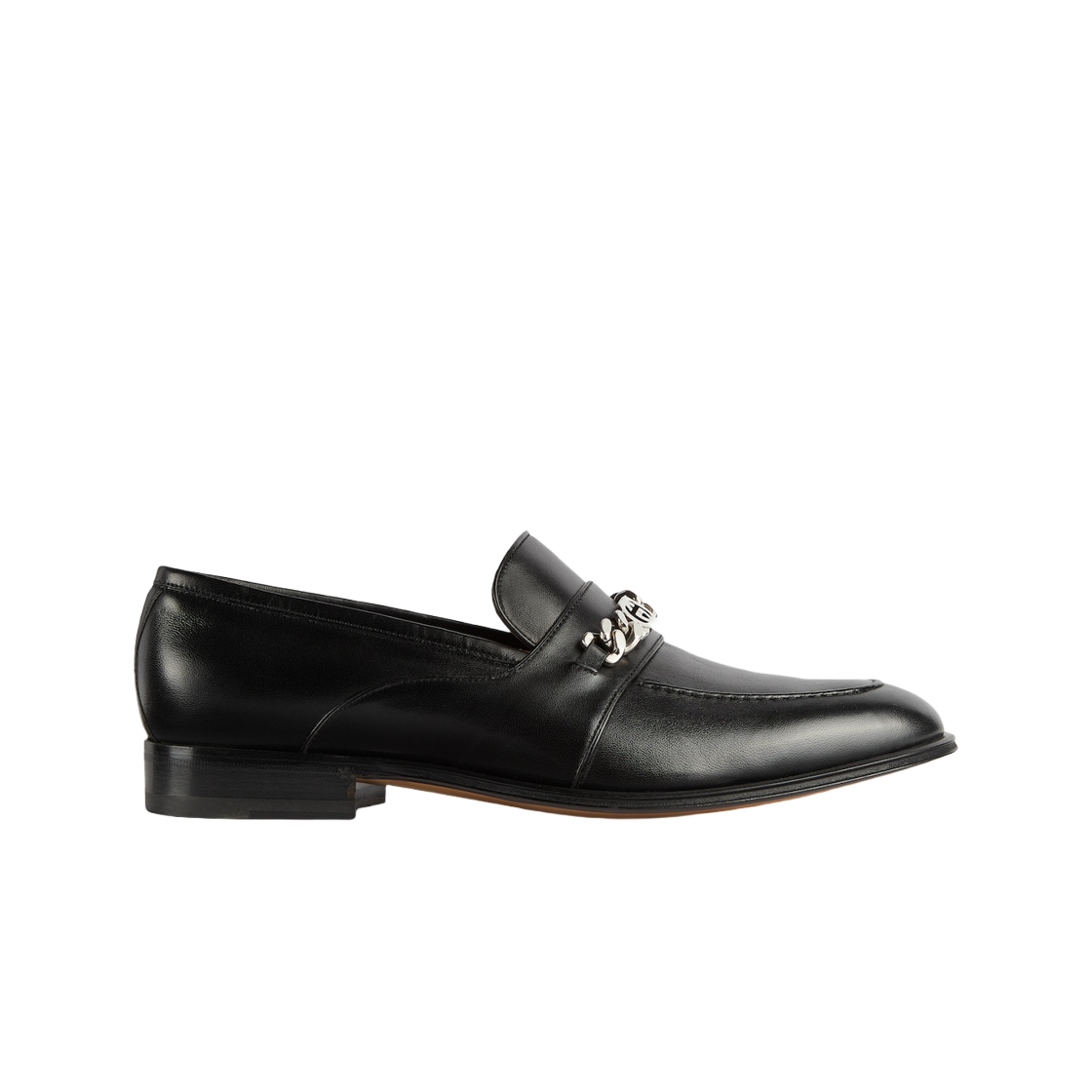 Gucci Loafer with Interlocking G Black Leather 상세 이미지 1