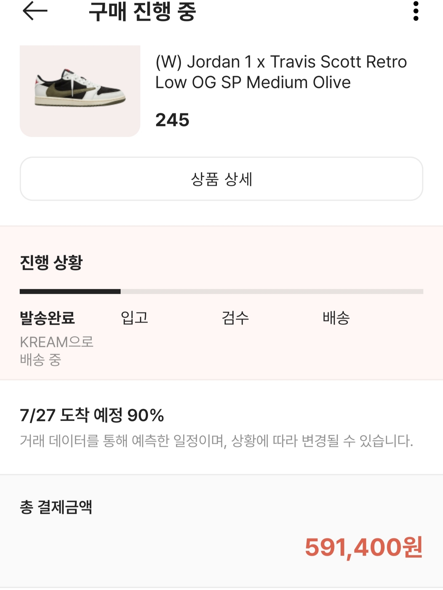 (W) Jordan 1 x Travis Scott Retro Low OG SP Medium Olive 착용 스타일
