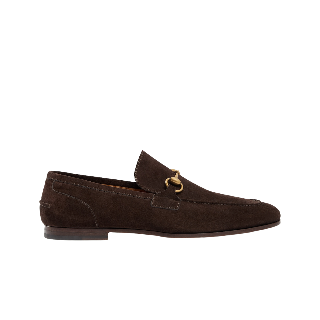 구찌 조던 로퍼 다크 브라운 스웨이드(Gucci Jordaan Loafer Dark Brown Suede) - 1