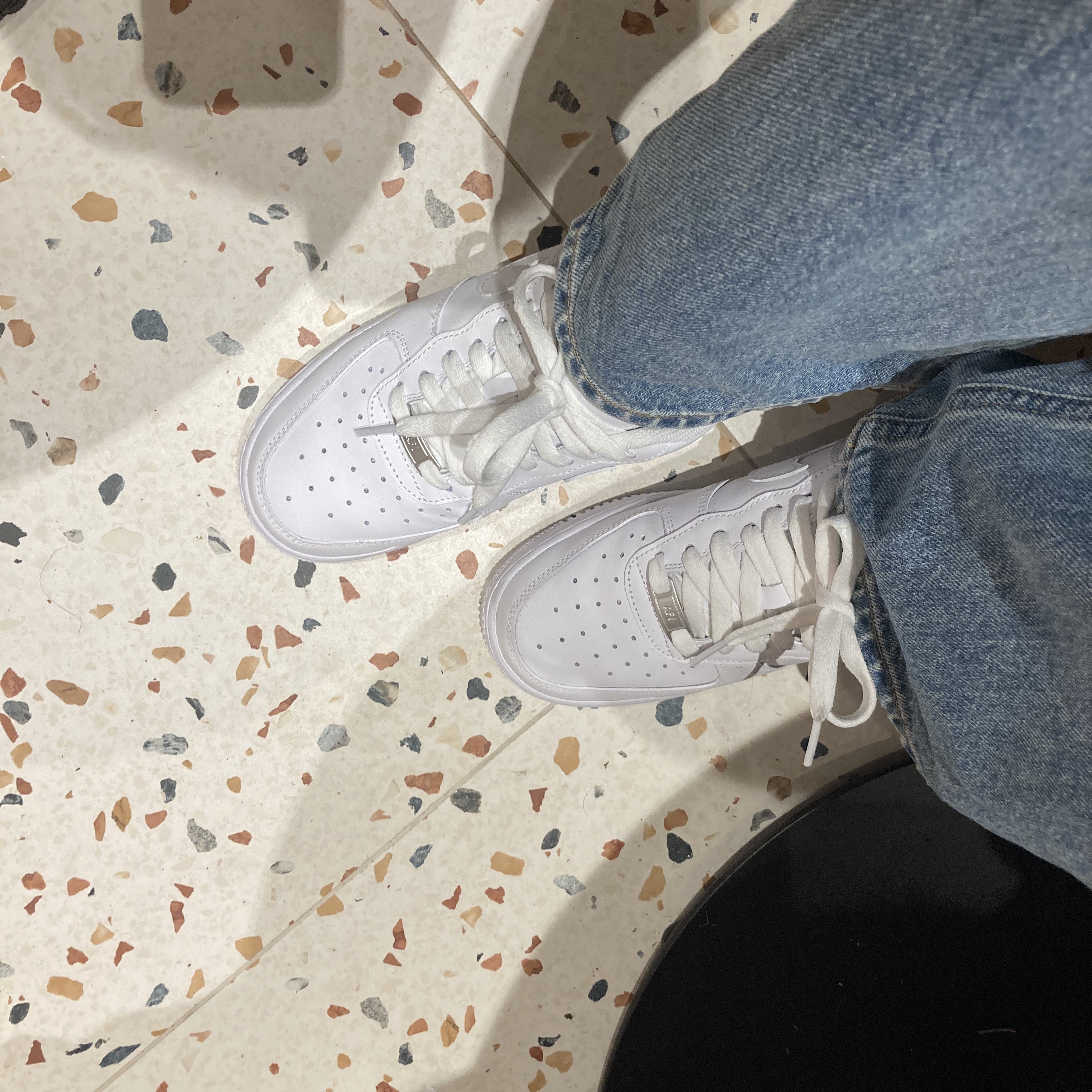 (W) Nike Air Force 1 '07 Low White 착용 스타일
