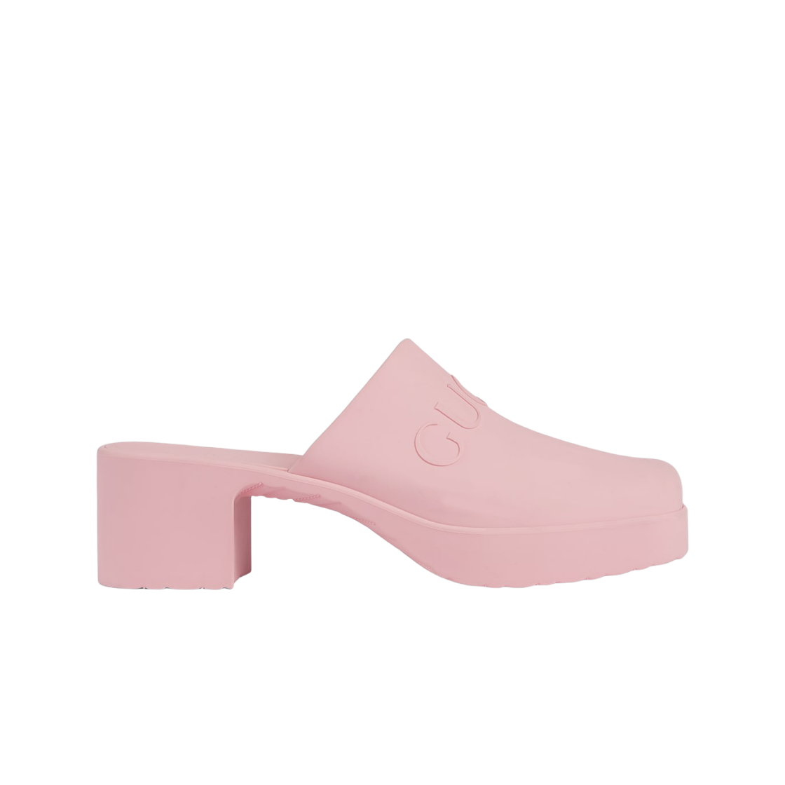 (W) 구찌 슬립온 샌들 핑크 러버((W) Gucci Slip-On Sandal Pink Rubber) - 1